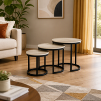 YUKAI table basse design Unique table à thé ronde petite table basse domestique meubles de salon YK-226