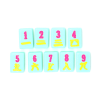 Mahjong américain de luxe gravé en acrylique, motifs exquis de cowboy occidental, cactus et fleurs sauvages - Pour usage domestique et cadeau - 160 tuiles