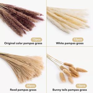 Decorazioni per la casa per le vacanze all'ingrosso bouquet di fiori secchi artificiali fiori e piante secchi naturali personalizzati - Product Image 4