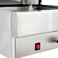 Machine à Kebab Commerciale à Gaz Mobile 3 Brûleurs pour Shawarma - Prix de Gros