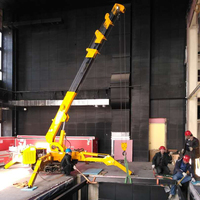 16-Tonnen-Spinnenkran, Mini-Raupenkran mit 22 Metern Hubhöhe für schwere Infrastrukturbaustellen