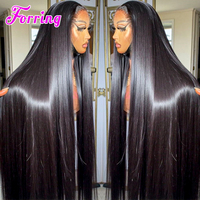 Wig Rambut Asli Vietnam HD Lace 30inch 40inch Grosir, Wig Lurus Alami Tanpa Lem, Wig Rambut Manusia Mentah Natural PrePlucked Lace Front