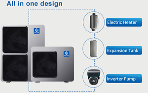 Pompe à chaleur air-eau EVI CE ErP A+++ R32 Wifi 10kw 20kw 23kw 30kw 40kw pour le chauffage, pompe à chaleur air-eau R32 - Product Image 2