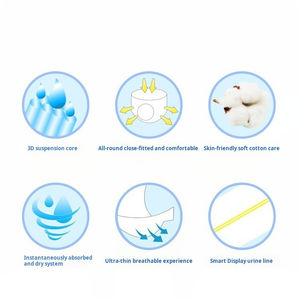 Popok Bayi Sekali Pakai Ukuran <span class=keywords><strong>M</strong></span>-4XL Cocok untuk Anak Laki-laki dan Perempuan, Celana Tarik yang Bernapas dan Lembut - Product Image 5