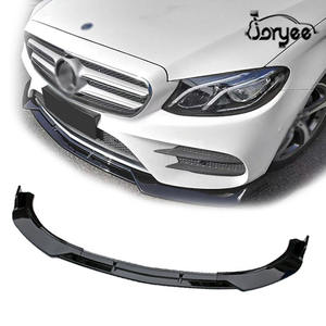 Divisor de labios de parachoques delantero para <span class=keywords><strong>Mercedes</strong></span> Benz Clase E W213 2016-2019 2020 alerón de fibra de carbono AMG piezas kit de carrocería accesorio de afinación - Product Image 1