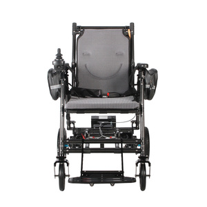 2025 חדש סוללה נייד אלומיניום סיבי פחמן פלסטיק חשמלי נוח קיפול נוח לכיסא גלגלים חשמלי אוטומטי למבוגרים - Product Image 4