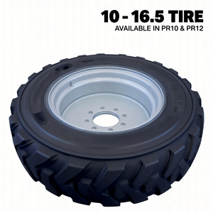 Pneu anti-crevaison en mousse de polyuréthane 10-16.5 10PR 12PR pour mélangeur industriel, jante 16.5x8.25 - Product Image 2