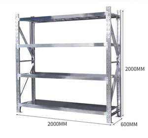 Étagères d'entrepôt en acier inoxydable, rayonnages de stockage frigorifique, rayonnages de stockage commerciaux multi-niveaux réglables - Product Image 1