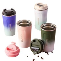 Tasse à café Thermos à double paroi flacons à vide bouteille d'eau de sport isolée en acier inoxydable 304