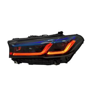 Phare HETOP G30 2017-2023, triple couleur, style lentille laser, amélioration <span class=keywords><strong>LED</strong></span> DRL, style Ikon pour BMW Série 5 - Product Image 4