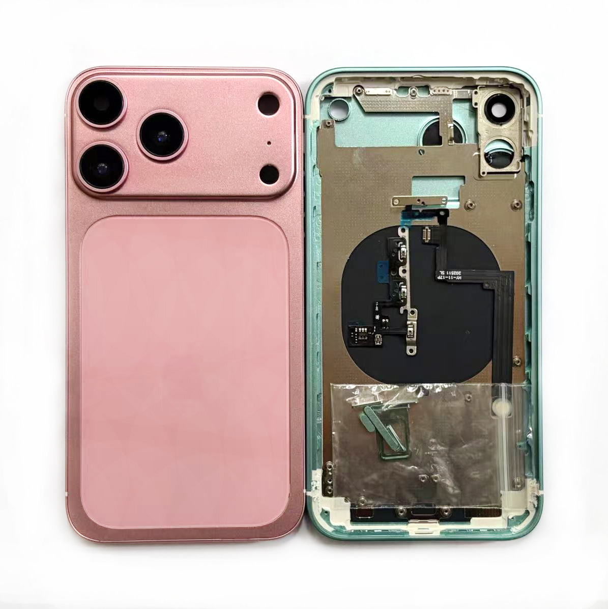 For iPhone XR Convert to for 17pro Back Glass Outward Appearance