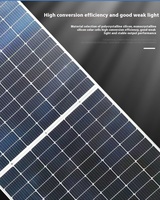 Kit de générateur d'éolienne verticale avec contrôleur MPPT Générateur d'énergie solaire Système d'alimentation hybride solaire éolien