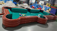 Mesa de Billar Inflable Grande, Mesa de Billar, Cancha de Fútbol, Mesa de Snookball, Mesa de Fútbol, Juego Deportivo para Eventos