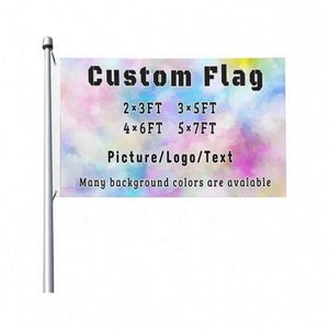 Banderas Impresas Digitalmente por Sublimación de Alta Calidad, Personalizadas, de Poliéster 3x5, 90x150cm, con Logotipo Personalizado - Product Image 4