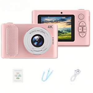 Cámara HD 4K para Niños con Función de Impresión para Estudiantes, 44MP, Pantalla de 2.4 Pulgadas, Compatible con Relojes Inteligentes, Cámara Digital Infantil - Product Image 1