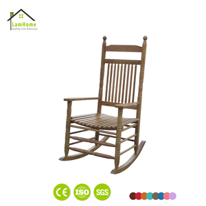 Fauteuil à bascule Adirondack moderne en <span class=keywords><strong>bois</strong></span> de sapin, très vendu, abordable, pour la détente à la maison et dans le salon - Product Image 2