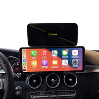 Pantalla Ultrafina de 14.6 Pulgadas con CarPlay, GPS, Android Auto y DSP para Mercedes Benz Clase C W205 GLC X253 C180-C350 2016-2022