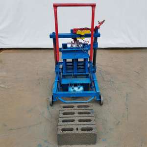 뜨거운 판매 해외 아프리카 지붕 타일 모바일 중공 벽돌 만들기 기계 콘크리트 블록 성형 기계 - Product Image 5