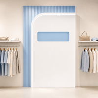 Meubles de présentation pour magasin de vêtements sur mesure, mur d'exposition, mobilier de vente au détail pour boutique de mode, showroom, entrée, équipements de magasin OEM ODM