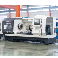 Tour CNC horizontal à lit plat automatique, nouvelle machine d'usine, longueur de tournage 1500 mm