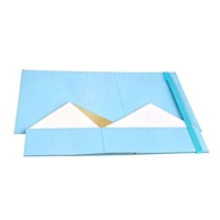 Boîtes cadeaux pliantes pas chères, personnalisées, imprimées, en papier magnétique, avec cordon élastique