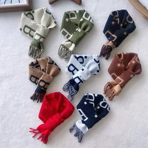 Bufanda para perros con estampado personalizado ajustable para mascotas de punto Otoño e Invierno moda cálida Schnauzer <span class=keywords><strong>Bulldog</strong></span> francés bufandas para gatos - Product Image 1