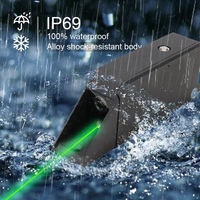 Kit de caméras laser pour chariot élévateur IPoster 7 pouces 4 canaux sans fil avec moniteur IPS DVR, détection d'angle mort par IA et batterie solaire magnétique 9600 mAh