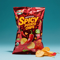 Sac en plastique de qualité alimentaire personnalisé emballage de joint arrière pochette en plastique laminé à couche aluminisée sac de joint arrière pour les croustilles