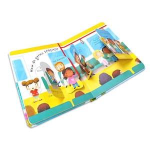Services d'impression de livres pour enfants, couverture rigide en carton personnalisée, livre d'histoires pour bébés et enfants, livre 3D avec rabat, livres pop-up - Product Image 2