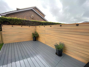 Decorazione Casa, Carta da Parati WPC, Rivestimento Murale in Composito Legno-Plastica, Pannello Murale 3D Scanalato con Rivestimento - Product Image 4