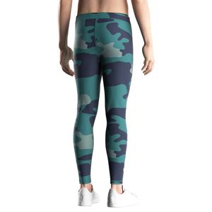 Pantalones de compresión con estampado de camuflaje para hombre - Mallas, leggings, pantalones de compresión, MMA, BJJ, No Gi, Grappling - Product Image 4