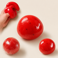 Balle Squishy Pastèque en TPR, jouet sensoriel à remontée lente, ASMR, pour soulagement du stress, sensation de satisfaction étrange, vente en gros, OEM