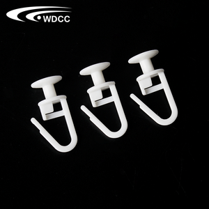 Factory Cheap Price White <b>Plastic</b> Curtain Pin Hook Easy Use <b>Plastic</b> Curtain Hooks - Product Image 3