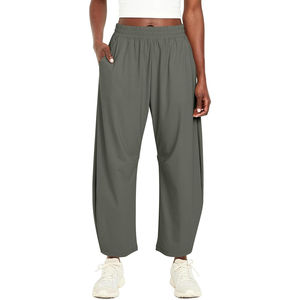 Pantalon de randonnée léger à séchage rapide pour femme Channel 2026, pantalon large à taille haute, pantalon ample avec poches - Product Image 2