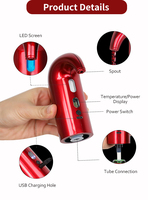 Aérateur de bouteille automatique rechargeable par USB à une touche pour distributeur électronique de vin rouge Ensemble de carafes pour cadeaux d'entreprise