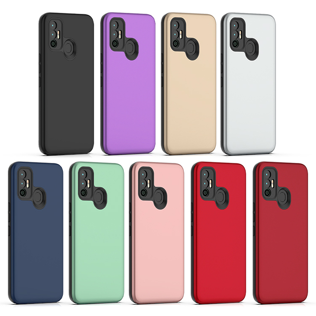 New Hot Rubber Coating Leather Paint Matte Feel Shockproof Phone Case for Tecno Spark 7 8 8T 8C 9 10 Go Pro Slim Back Cover