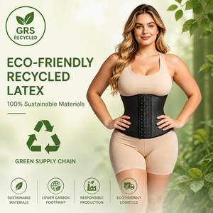 Ceinture de maintien de la taille en latex pour femme, gaine amincissante et sculptante pour le ventre, avec baleines en acier, style colombien, respirante - Product Image 6