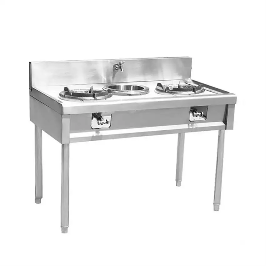 Factory Direct Sales Customized Size Safe And Durable Stainless Steel Stove Gas Burner Cooker For Commercial Kitchen Ware