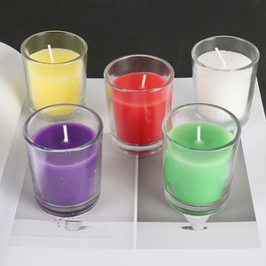 Bougies sans fumée en forme de tasse pour propositions romantiques, bougies en verre variées, résistantes au vent, pour la Saint-Valentin et diverses occasions d'urgence - Product Image 3