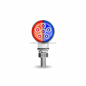 Luz LED Personalizada para Camión, Mini Marcador Lateral Redondo de Doble Cara de 1.8 Pulgadas, Indicador de Advertencia, Reflector, Luz de Freno y Reversa para Remolque - Product Image 2