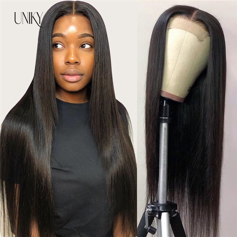 Perruque Lace Frontal Wig ondulée brésilienne — ali queen, cheveux naturels, cheveux humains, Deep Curly, HD, 30 pouces, 100 de densité