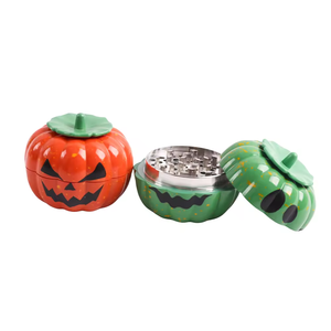 Molinillo de Halloween Creativo con Cara Sonriente, Estilo Moderno, Accesorios Manuales para Tiendas de Fumadores y Uso de Tabaco - Product Image 2