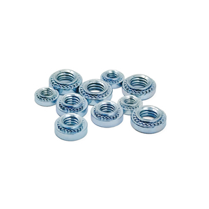 Kẽm mạ Báo Chí đinh tán hạt cho tấm kim loại clinching Nut M2 M2.5 M3 <span class=keywords><strong>M4</strong></span> M5 M8 thép carbon rivnut tự clinching chèn nutsert - Product Image 1