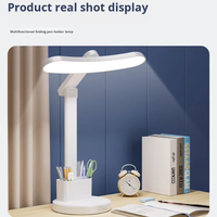 Lámpara de Escritorio LED de Diseño Moderno para Decoración de Oficina, Ajustable, Inalámbrica, con Cable, Enchufable