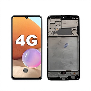 หน้าจอ OLED อินเซล แอลซีดีพร้อมกรอบสำหรับซัมซุงกาแล็คซี่ A32 4G SM-A325 A325F A325F/DS A325M A325N ชุดประกอบดิจิไทเซอร์ระบบสัมผัสแก้ว - Product Image 1
