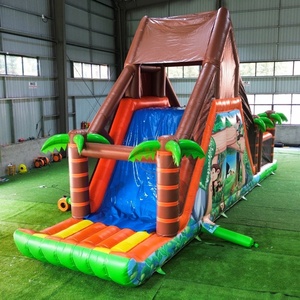 Castillo Inflable con Tobogán y Piscina con Temática de Zoológico, Castillo Inflable con Diseño de <span class=keywords><strong>León</strong></span> y Panda, Parque Infantil Inflable para Niños en Venta - Product Image 3
