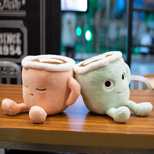 Nouvelle Tasse à Café Matcha Latte Rose Vif Créative Style Japonais <span class=keywords><strong>Moe</strong></span>, Poupée Anti-Stress en Peluche Ultra Douce avec Rembourrage en Coton PP, Cadeau - Product Image 1