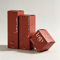 Boîtes en carton blanc pliables personnalisées pour emballages de cosmétiques, soins de la peau, parfums, rouges à lèvres et produits de soins personnels