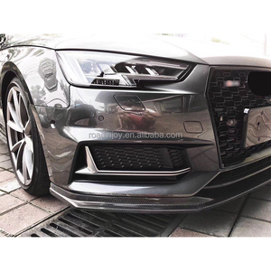 Cadre de lampe antibrouillard de voiture noir + chromé, Grille de feu antibrouillard pour <span class=keywords><strong>Audi</strong></span> A4 B9 2017 <span class=keywords><strong>2018</strong></span> - Product Image 2