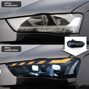 ชุดไฟหน้า TYPY สำหรับ Audi A4L ปี 2013-2016; ไฟหน้าโปรเจคเตอร์แบบ Full-LED สไตล์ B8 พร้อมไฟ DRL และไฟเลี้ยวแบบไหล 12V - Product Image 3
